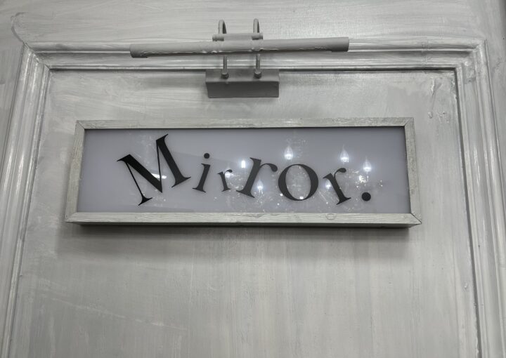 Zeperito Wonderland Sign Miror